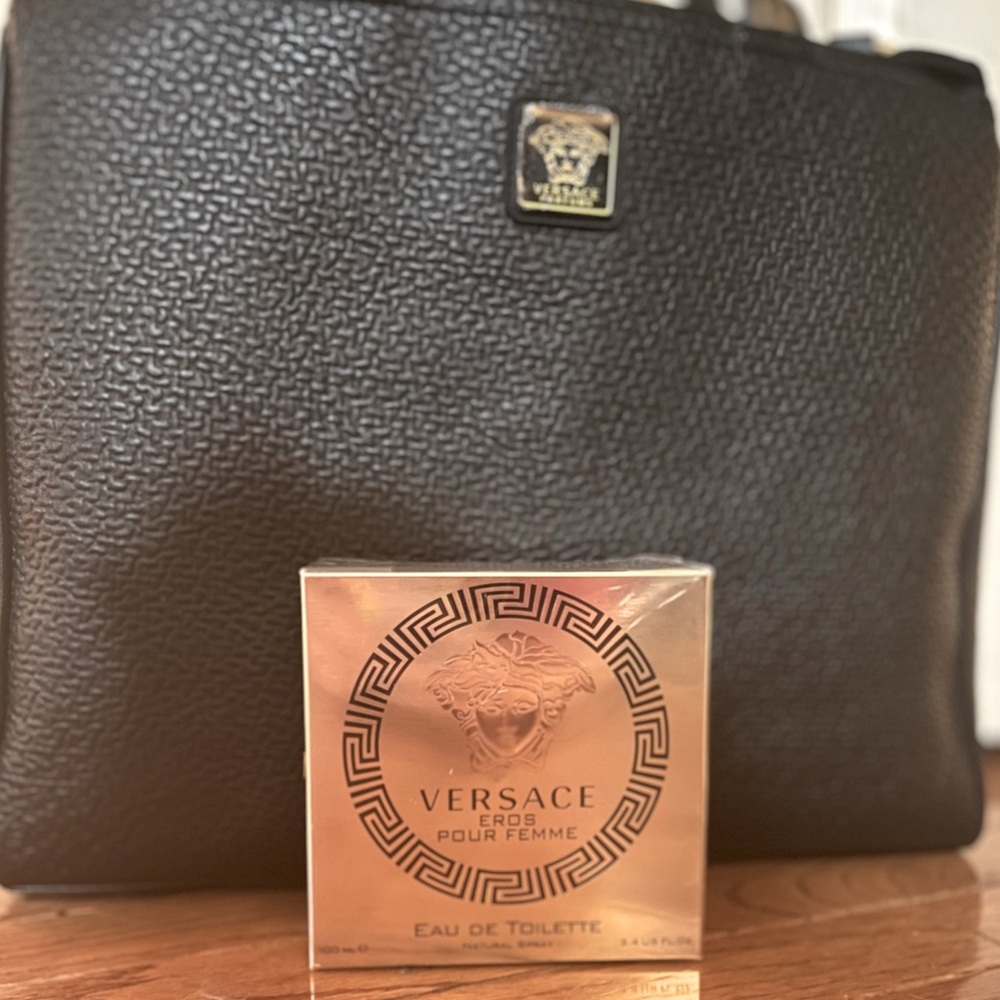 NWT Versace Eros Pour Femme with Versace tote bag. Will ship for Christmas! 🎄